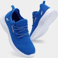 Finily Women's Jade Lightweight Slip-on Trainer in Blue | Size: 3