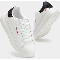 Finily Women's Monique Casual Lace-up Trainer in White | Size: 5