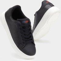 Finily Women's Abby Stylish Trainer in Black | Size: 5
