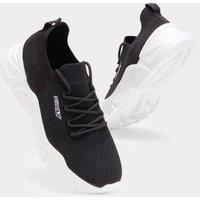 Finily Women's Warmup Lightweight Trainer in Black | Size: 8