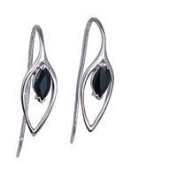 Ojewellery Women's Sapphire Earrings Marquise Dangle in Blue