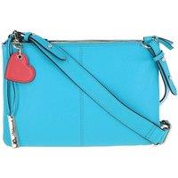 'Squisita' Two Sections Real Leather Shoulder Bag