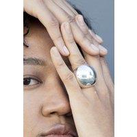 Otis Jaxon London Women's Chunky Sterling Silver Sphere Ring | Size: Y