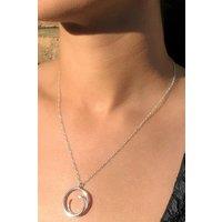 Otis Jaxon London Women's Tapered Round Eclipse Sterling Silver Pendant