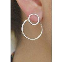 Otis Jaxon London Women's Sterling Silver Hoop Ear Jackets