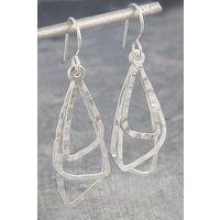 Otis Jaxon London Women's Triple Triangle Sterling Silver Dangle Earrings