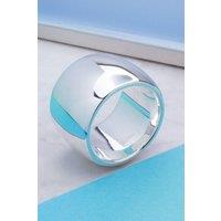 Sterling Silver Chunky Barrel Ring