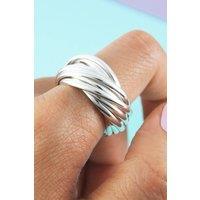 Otis Jaxon London Women's Chunky Russian Sterling Silver Ring | Size: X