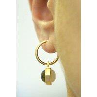 Otis Jaxon London Women's Double Sided Labradorite & Moonstone Sterling Silver Earrings in Gold