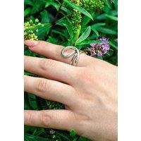 Otis Jaxon London Women's Musical Note Sterling Silver Ring | Size: N