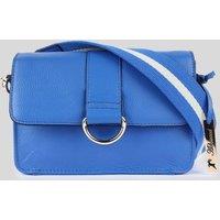 Ashwood Leather Women's 'Amore di Cuoio' Real Leather Small Crossbody Bag in Blue