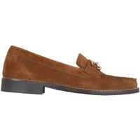 Moretta Women's Rosa Suede Loafers in Tan | Size: 4