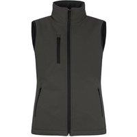Clique Women's Softshell Panels Gilet in Dark Grey | Size: 2XL