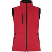 Clique Women's Softshell Panels Gilet in Red | Size: Small