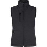 Clique Women's Softshell Panels Gilet in Black | Size: Large