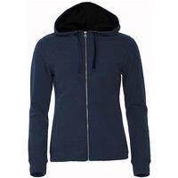 Clique Women's Classic Full Zip Hoodie in Dark Navy | Size: 2XL