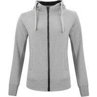 Clique Women's Classic Melange Full Zip Hoodie in Grey | Size: XL