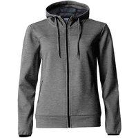 Clique Women's Ottawa Melange Full Zip Hoodie in Grey | Size: XL