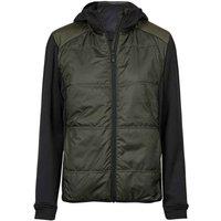 TEE JAYS Women's Stretch Hooded Jacket in Dark Green | Size: 3XL