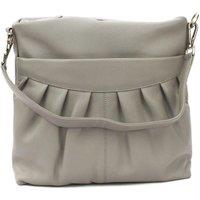 Leona Ruched Leather Handbag