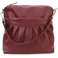 Leona Ruched Leather Handbag