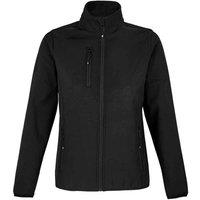 SOL'S Women's Falcon Softshell Soft Shell Jacket in Black | Size: XL