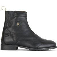 Moretta Women's Martina Leather Paddock Boots in Black | Size: 8