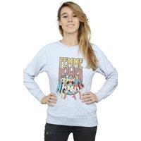 DC Comics Women's Femme Power Wonder Woman Sweatshirt in Grey | Size: Medium