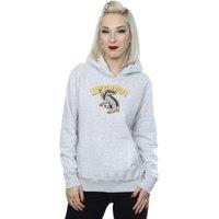 Harry Potter Women's Hufflepuff Hoodie in Grey | Size: Medium