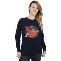 Tom & Jerry Women's Classic Catch Sweatshirt in Navy | Size: Medium