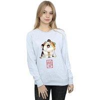 Big Hero 6 Women's Baymax Hug Sweatshirt in Grey | Size: 2XL