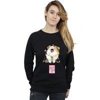 Big Hero 6 Women's Baymax Hug Sweatshirt in Black | Size: Small