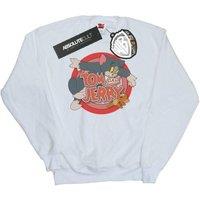 Tom & Jerry Women's Classic Catch Sweatshirt in White | Size: Large