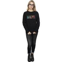 Marvel Comics Women's Infill Logo Sweatshirt in Black | Size: Small