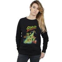 Scooby Doo Women's The Alien Invaders Sweatshirt in Black | Size: Small