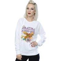 Scooby Doo Women's The Amazing Scooby Sweatshirt in White | Size: Large