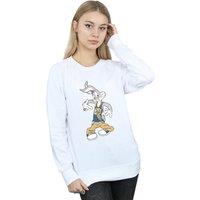 Looney Tunes Women's Rapper Bugs Bunny Sweatshirt in White | Size: Medium