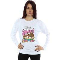Scooby Doo Women's Life Is Sweet Sweatshirt in White | Size: Large