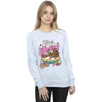 Scooby Doo Women's Life Is Sweet Sweatshirt in Grey | Size: Large