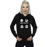 Disney Women's Mickey Mouse Four Heads Hoodie in Black | Size: Small