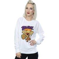 Scooby Doo Women's Pizza Ghost Sweatshirt in White | Size: Large