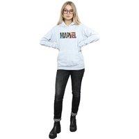 Marvel Comics Women's Infill Logo Heather Hoodie in Grey | Size: Large