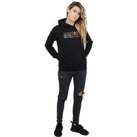 Marvel Comics Women's Infill Logo Hoodie in Black | Size: 2XL