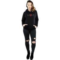 IT Women's Loser Lover Cotton Hoodie in Black | Size: 2XL