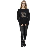 Tom & Jerry Women's Wink Cotton Sweatshirt in Black | Size: Small