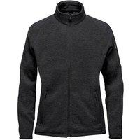 Stormtech Women's Avalante Heather Full Zip Fleece Jacket in Black | Size: 3XL
