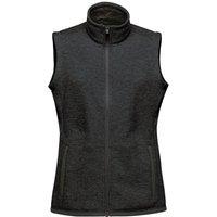 Stormtech Women's Avalante Knitted Heather Full Zip Gilet in Black | Size: Small