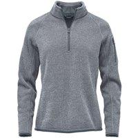 Stormtech Women's Avalante Heather Quarter Zip Fleece Top in Dark Grey | Size: XL