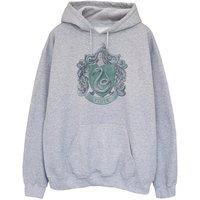 Harry Potter Women's Slytherin Heather Hoodie in Grey | Size: Small