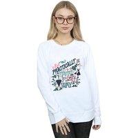 Mary Poppins Women's Practically Perfect In Every Way Sweatshirt in White | Size: Medium